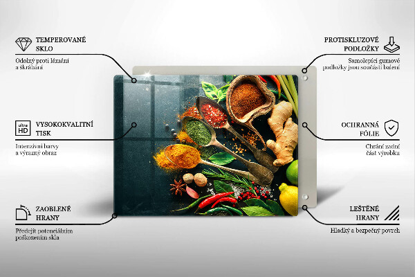 Tampa de parede do fogão a gás Colheres de tempero de cozinha