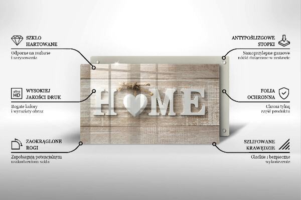 Vidro para placas de indução Placas e o sinal Home