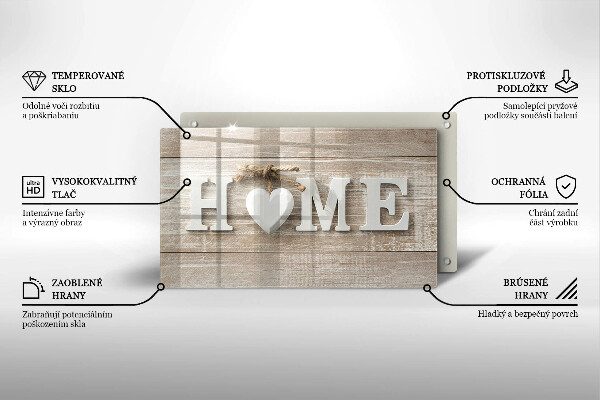 Vidro para placas de indução Placas e o sinal Home