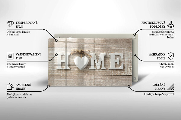 Vidro para placas de indução Placas e o sinal Home