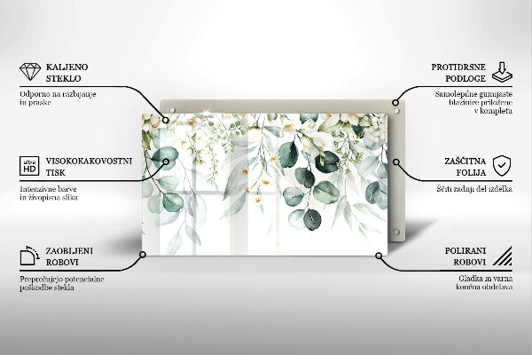 Cobertura de indução Plantas em aquarela