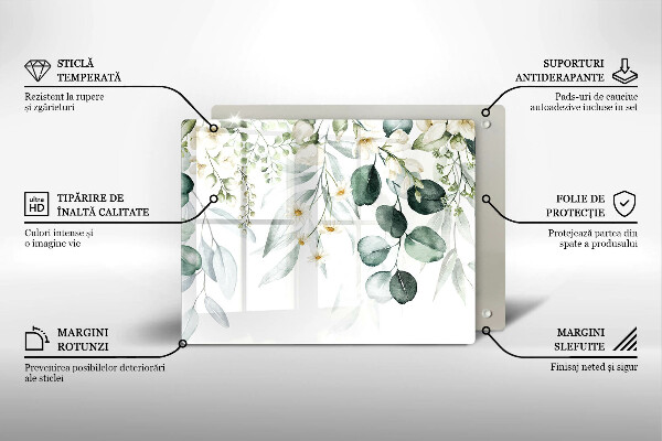 Cobertura de indução Plantas em aquarela