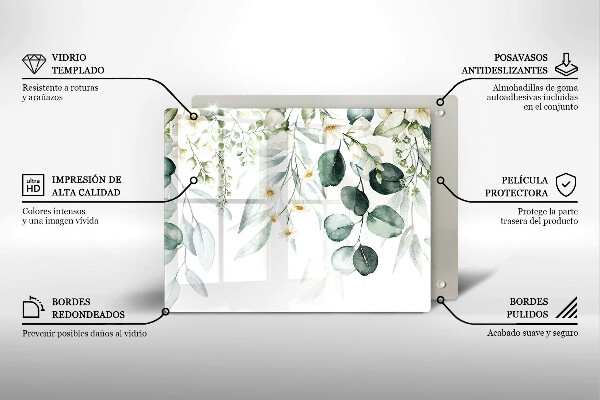 Cobertura de indução Plantas em aquarela