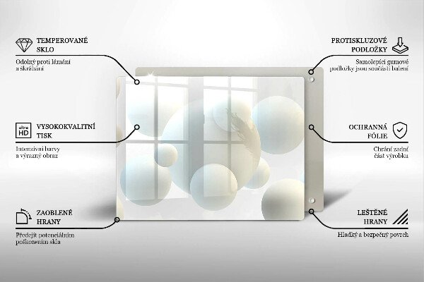 Cobertura de indução Esferas 3D modernas
