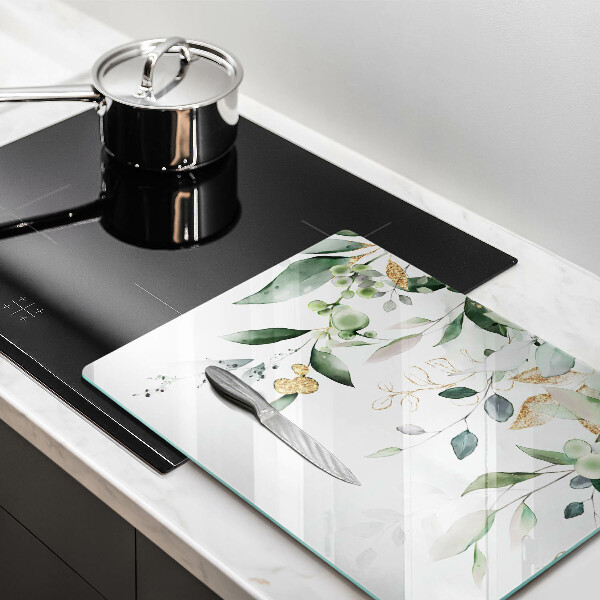 Cobertura de indução Folhas de aquarela