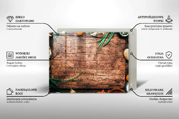 Tampa de parede do fogão a gás Tábua de cozinha de madeira