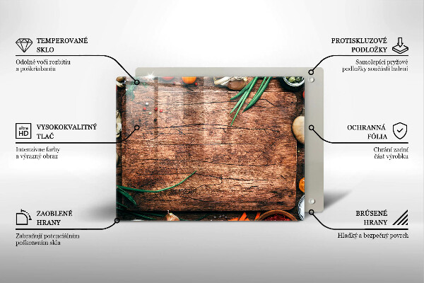 Tampa de parede do fogão a gás Tábua de cozinha de madeira