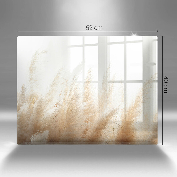 Tampa de parede do fogão a gás Capim-dos-pampas