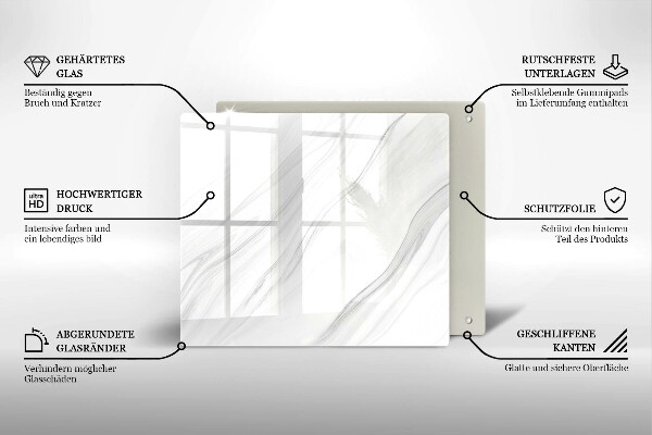 Tábua protetora Mármore delicado