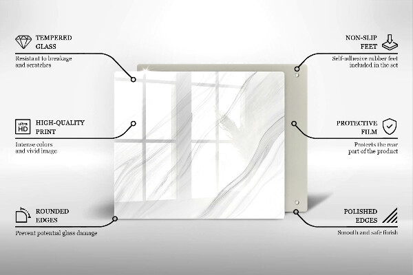 Tábua protetora Mármore delicado