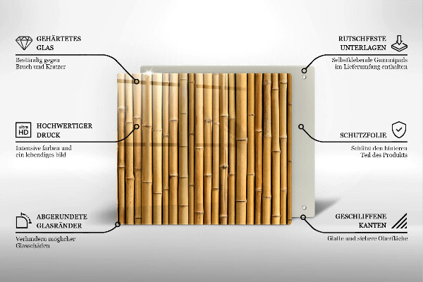 Tábua protetora Bambu boho natural
