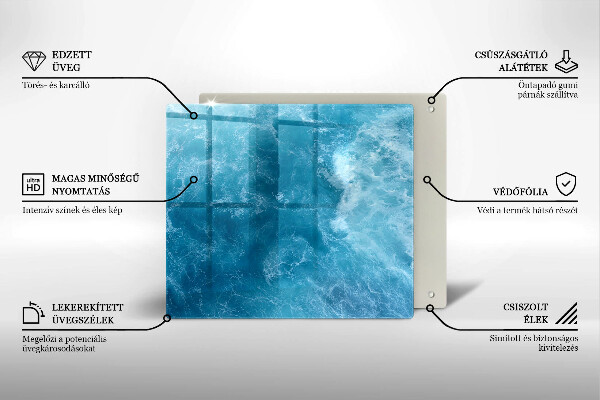 Tábua protetora Água azul