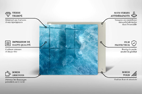 Tábua protetora Água azul