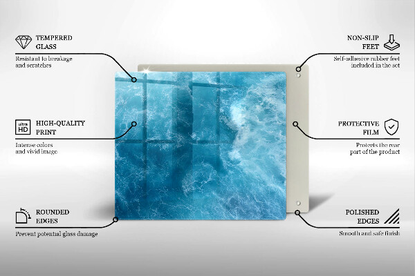 Tábua protetora Água azul