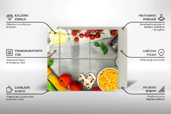 Tábua protetora Comida de cozinha