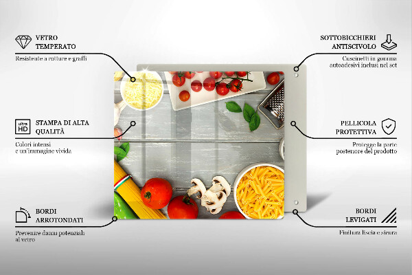 Tábua protetora Comida de cozinha