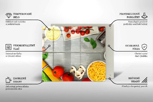 Tábua protetora Comida de cozinha