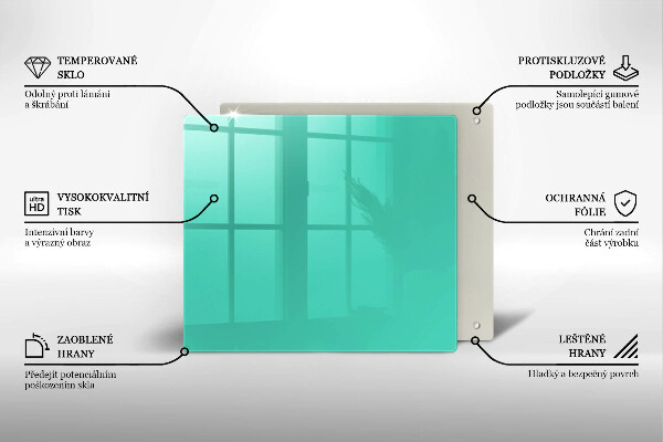 Protetor placa de indução Cor verde