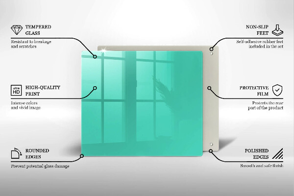 Protetor placa de indução Cor verde