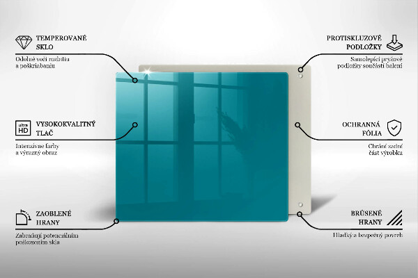 Protetor placa indução Cor turquesa