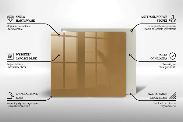 Protetor placa indução Cor bege