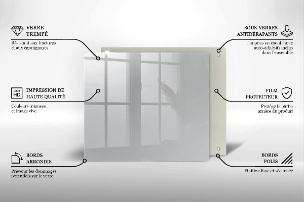 Tábua protetora Cor cinza