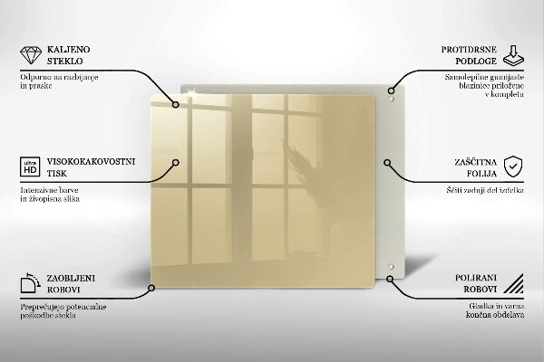 Protetor placa de indução Cor bege