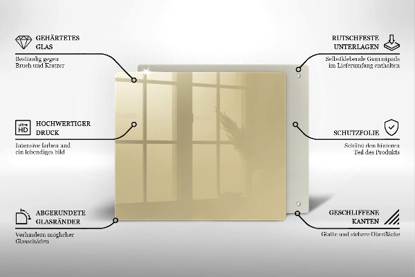 Protetor placa de indução Cor bege