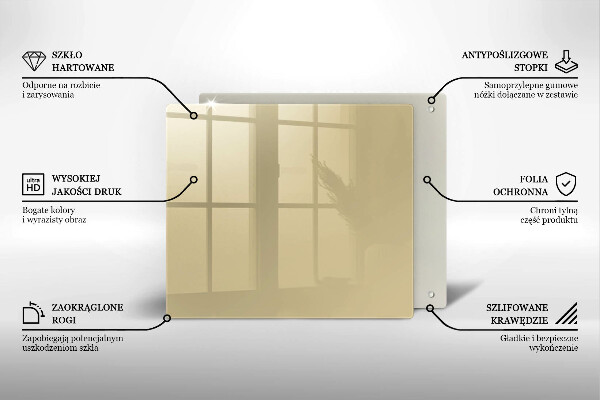 Protetor placa de indução Cor bege