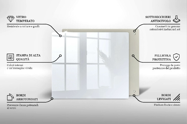 Protetor placa indução Cor branca