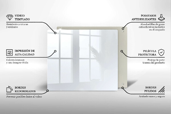 Protetor placa indução Cor branca