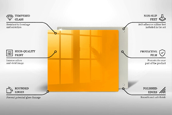 Protetor placa de indução Cor amarelo escuro
