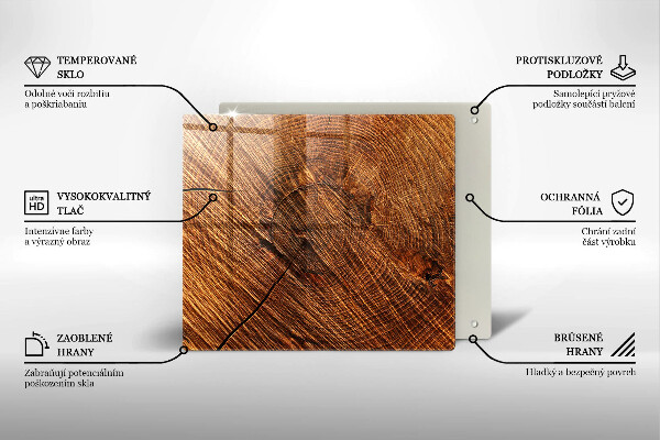 Protetor placa indução Estrutura de madeira