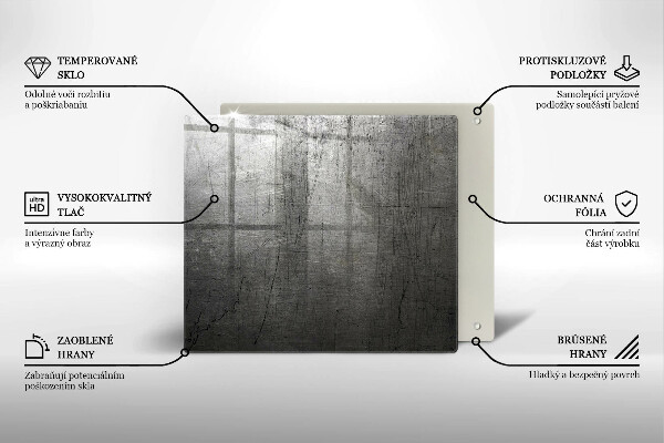 Protetor placa indução Textura metálica