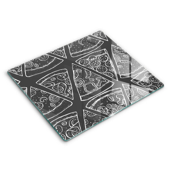 Protetor placa de indução Ilustração de pizza