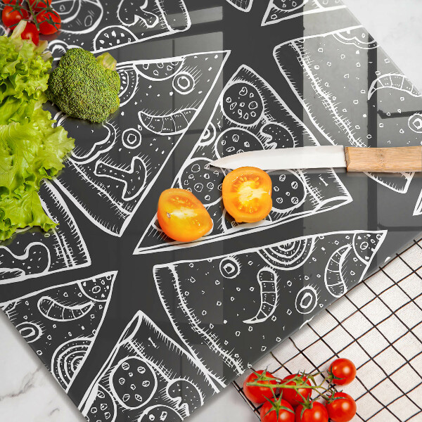 Protetor placa de indução Ilustração de pizza