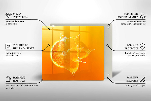 Tábua protetora Fruta laranja suculenta