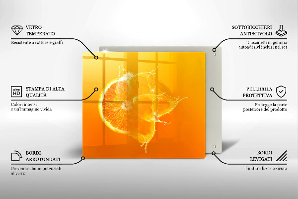 Tábua protetora Fruta laranja suculenta