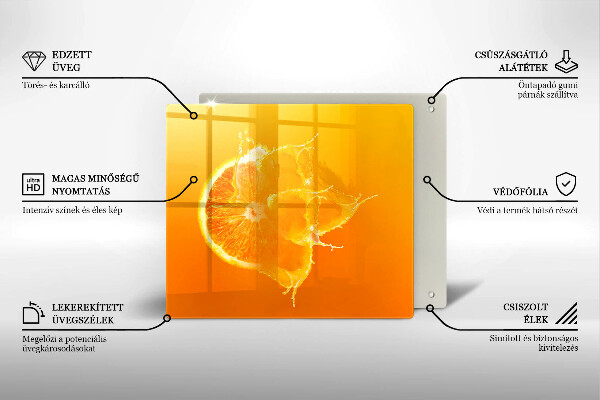 Tábua protetora Fruta laranja suculenta