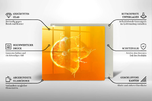 Tábua protetora Fruta laranja suculenta