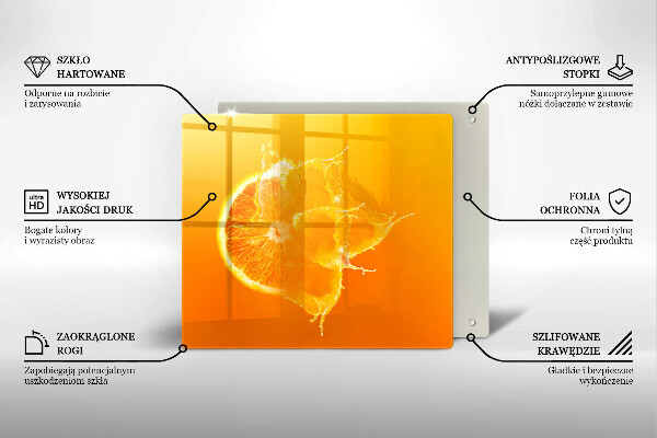 Tábua protetora Fruta laranja suculenta