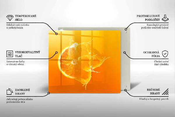 Tábua protetora Fruta laranja suculenta