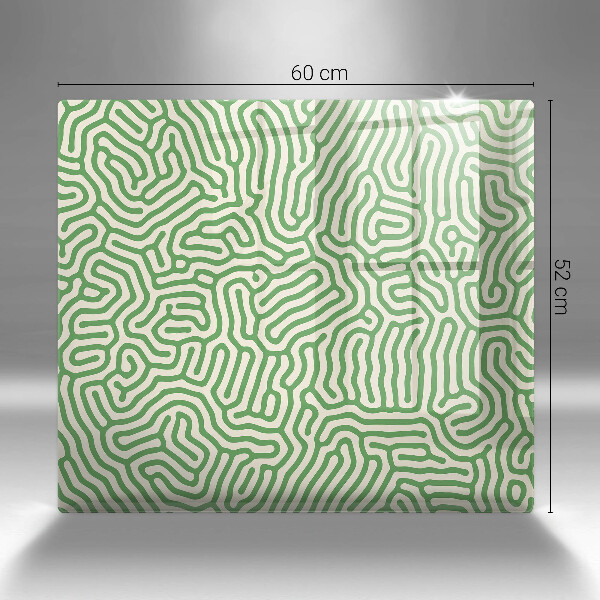 Protetor placa de indução Linhas abstratas