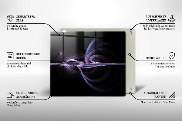 Tábua protetora Abstração moderna