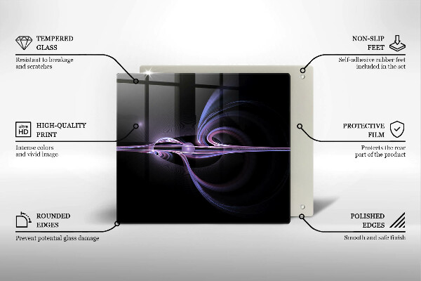 Tábua protetora Abstração moderna