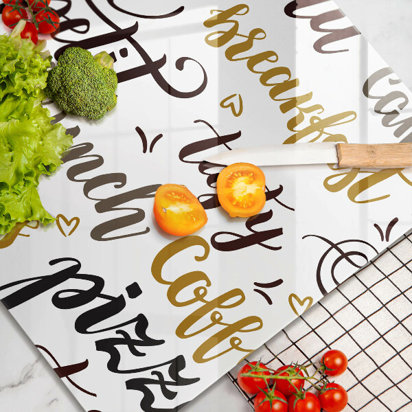 Protetor placa de indução legendas de bom apetite