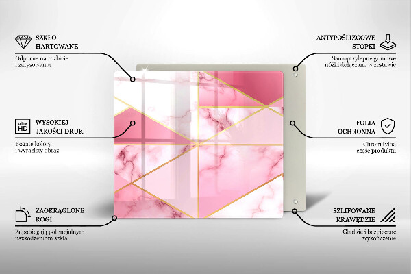 Tábua protetora Mármore geométrico