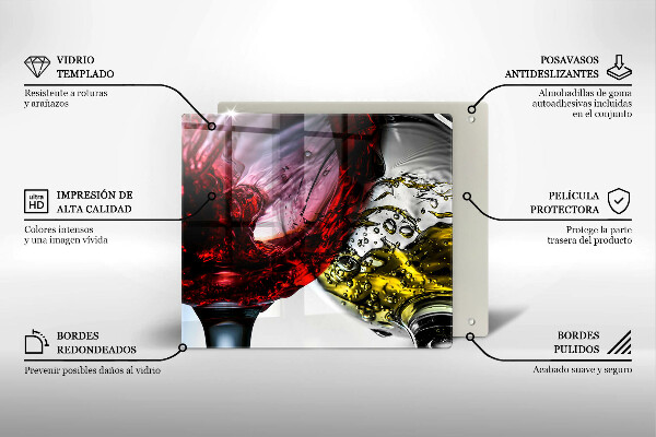 Tábua protetora Taças de vinho