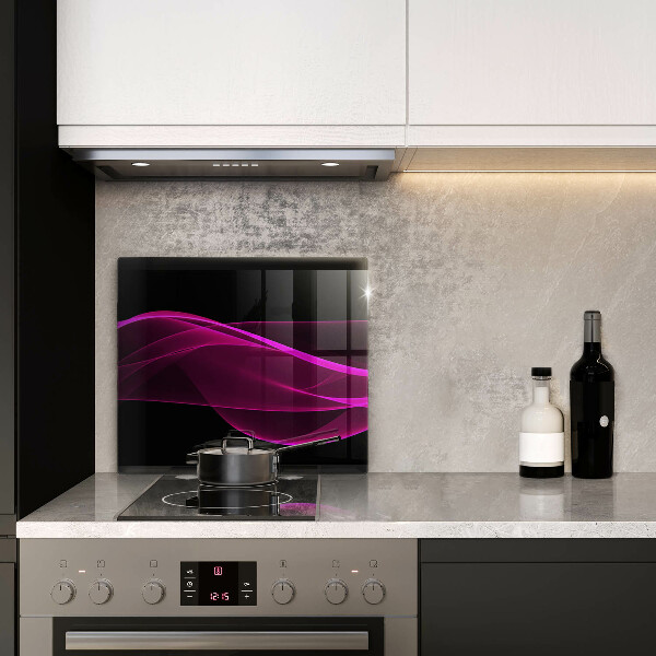 Protetor placa de indução Abstração rosa