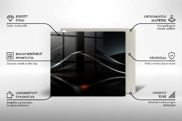 Protetor placa indução Design 3D abstrato